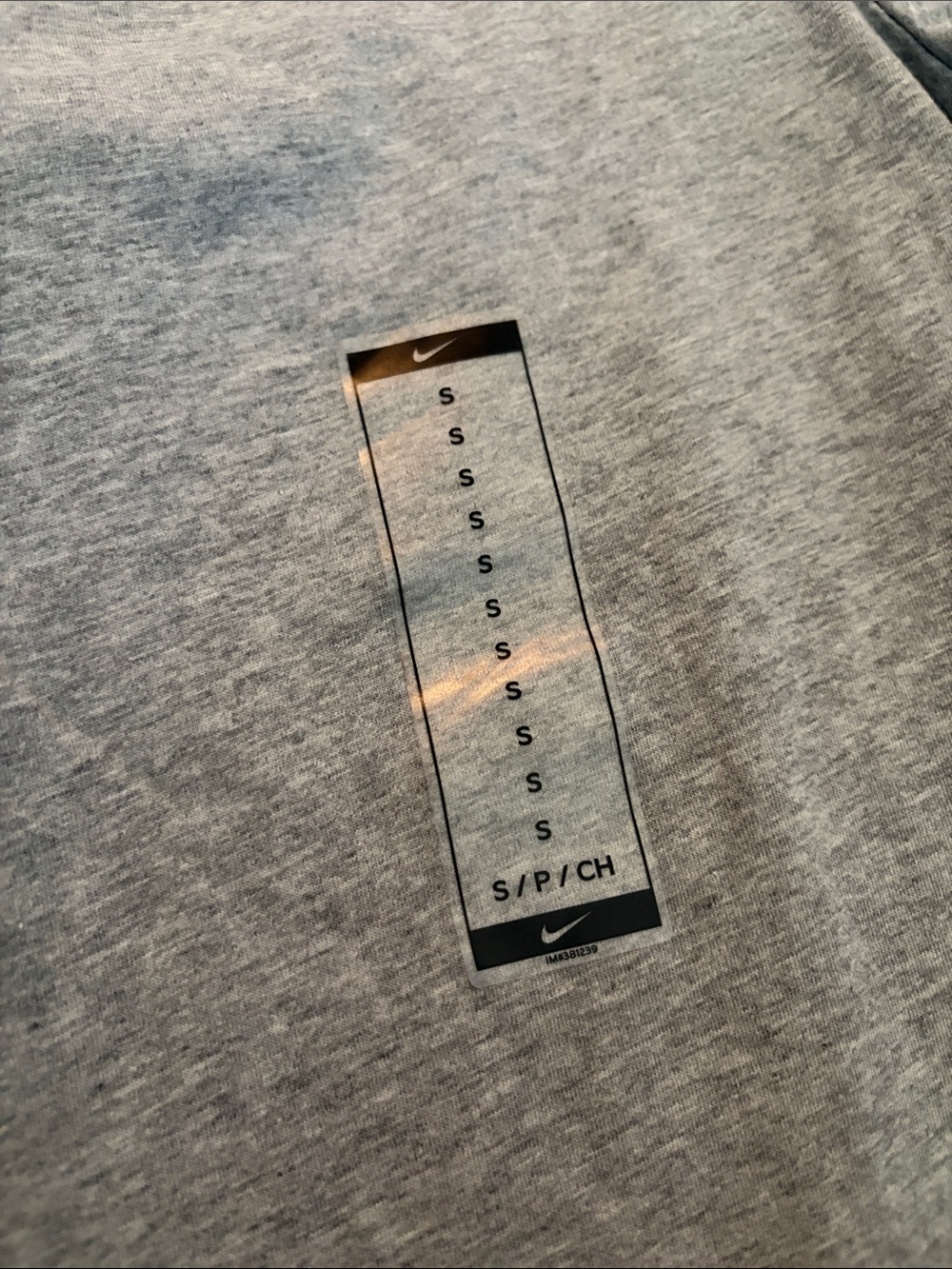 Nike Short Sleeve Tees - Navy & Heather Gray - Picture 3 of 3